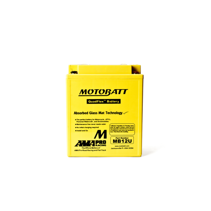 Batería Motobatt YB12AA,YB12ALA,YB12ALA2,YB12AB,YB12CA MOTOBATT MB12U - 2