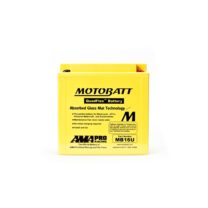 Batería Motobatt YB16BA-YB16BA2 MOTOBATT MB16U - 2