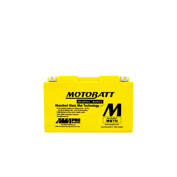 Batería Motobatt YT7BBS-YT7B4 MOTOBATT MB7U - 2