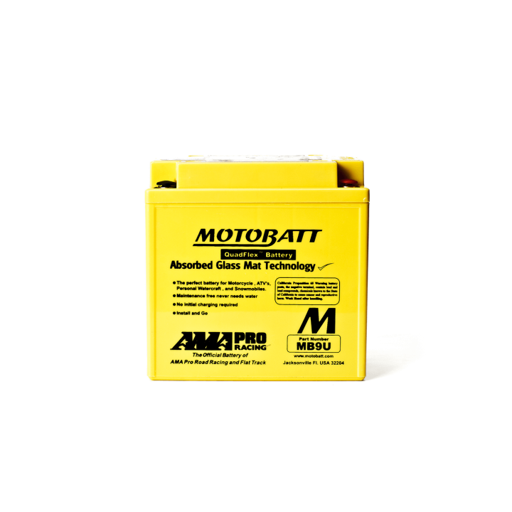 Batería Motobatt 12N7-3B,12N7-4A,YB7A,YB7LB,YB9LA2,YB9B,YB9LB2,12N9-3B MOTOBATT MB9U - 2