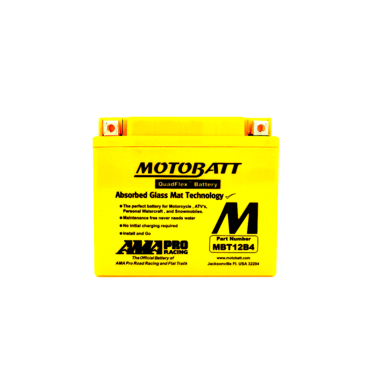 Batería Motobatt YT12BBS-YT12B4 MOTOBATT MBT12B4 - 2