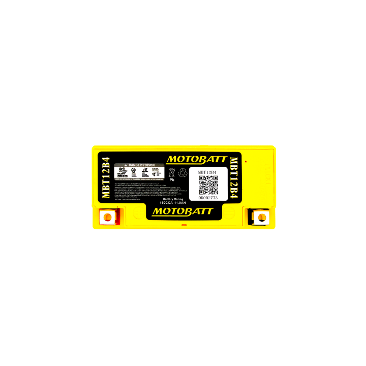 Batería Motobatt YT12BBS-YT12B4 MOTOBATT MBT12B4 - 3
