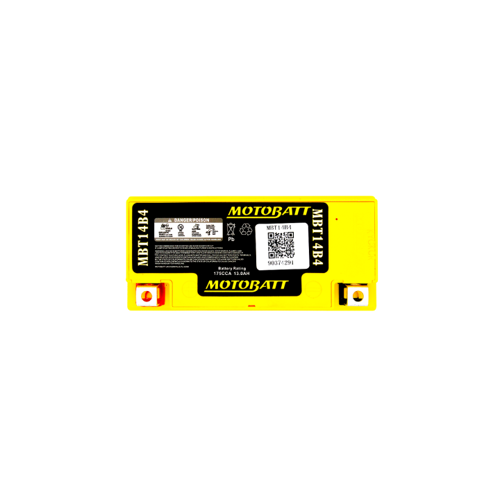 Batería Motobatt YT14BBS-YT14B4 MOTOBATT MBT14B4 - 3