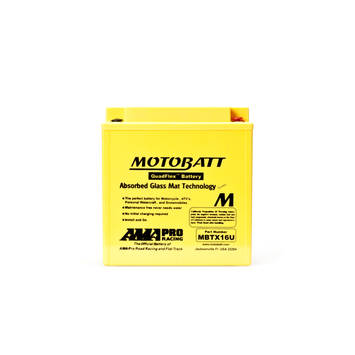 Batería Motobatt YTX16BS-YTX20CHBS MOTOBATT MBTX16U - 2