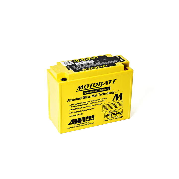 Batería Motobatt Y50N18LA-Y50N18AA-YTX24HLBS- MOTOBATT MBTX24U - 1