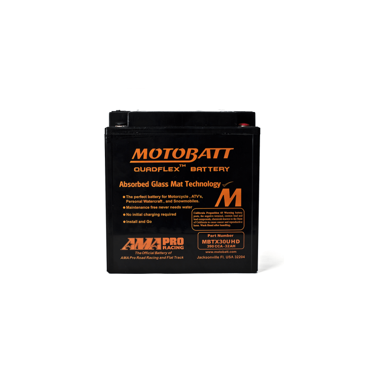 Batería Motobatt Y60N24LA,Y60N24ALB,YIX30L,YB30LB,YB30CLB,Y60N30LA-53030 MOTOBATT MBTX30UHD - 2