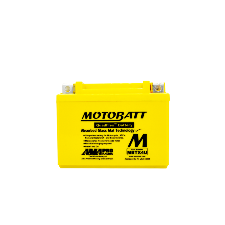 Batería Motobatt YTX4LBS-YB4LB-YT4LBS-YTZ5S MOTOBATT MBTX4U - 2
