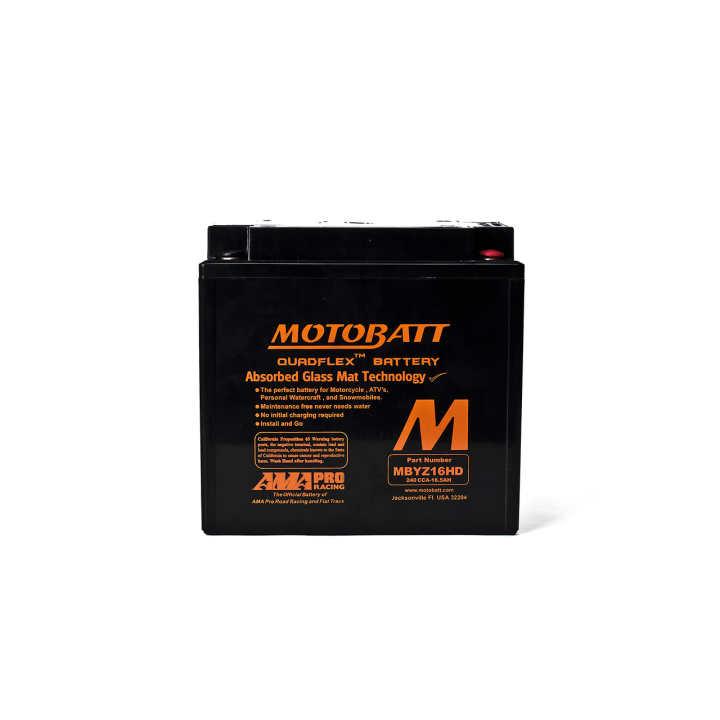 Batería Motobatt YTX14BS,YTX14LBS,YTX14HBS-GYZ16H MOTOBATT MBYZ16HD - 2