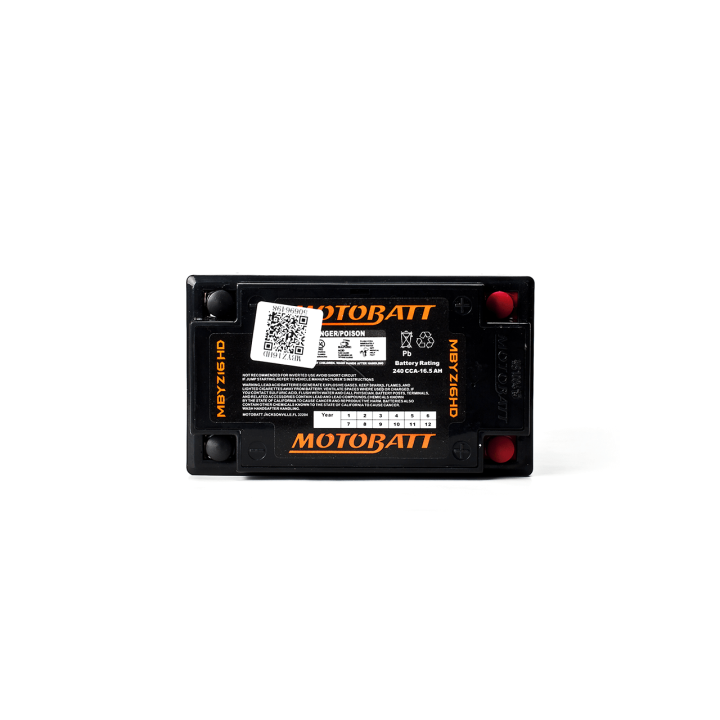 Batería Motobatt YTX14BS,YTX14LBS,YTX14HBS-GYZ16H MOTOBATT MBYZ16HD - 3