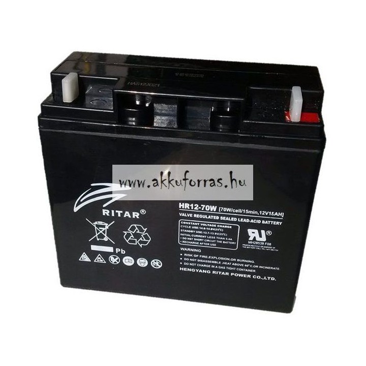 Batería Ritar RITAR HR12-70W - 1