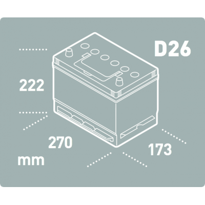 Battery Tudor TUDOR TA754 telebaterias