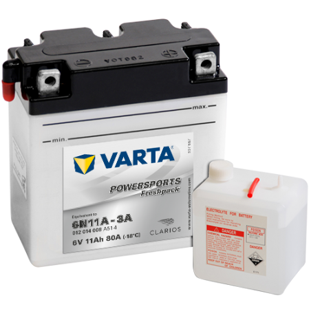 Batería Varta 6N11A-3A VARTA 012014008