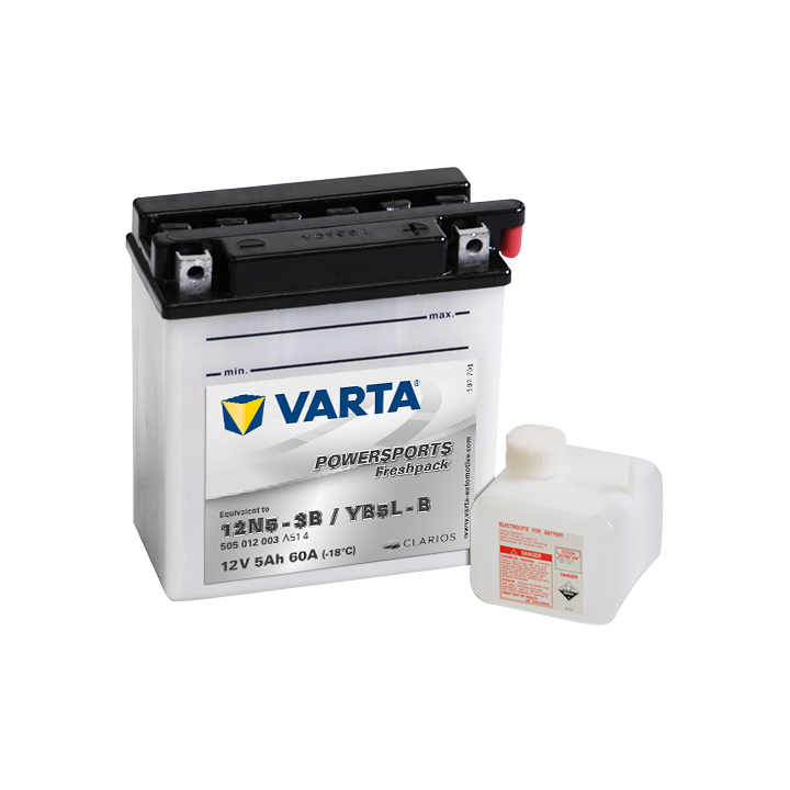 Batería Varta 12N5-3B.YB5L-B VARTA 505012003 - 1