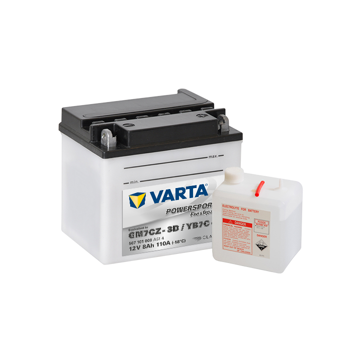 Batería Varta GM7CZ-3D,YB7C-A VARTA 507101008 - 1