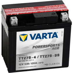 Batería Varta TTZ7S-4,TTZ7S-BS VARTA 507902011 ▷telebaterias.com