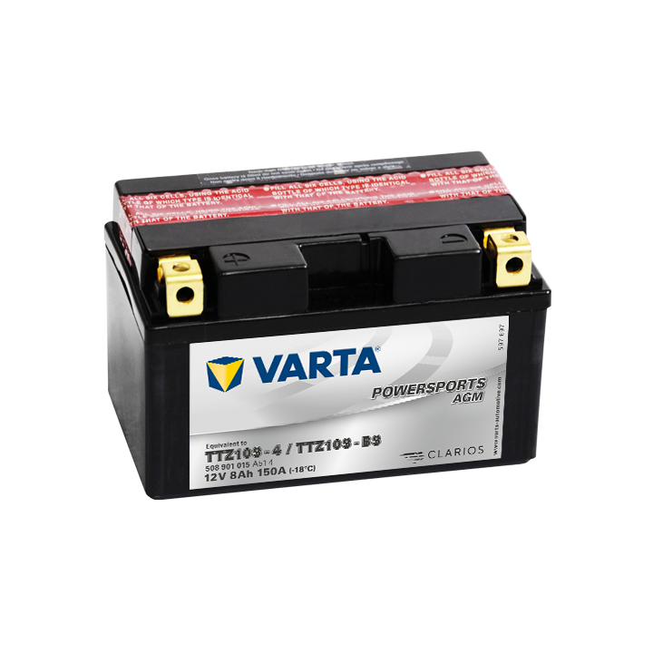 Batería Varta TTZ10S-4,TTZ10S-BS VARTA 508901015 - 1