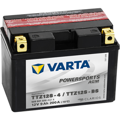 Batería Varta TTZ12S-4,TTZ12S-BS VARTA 509901020 ▷telebaterias.com