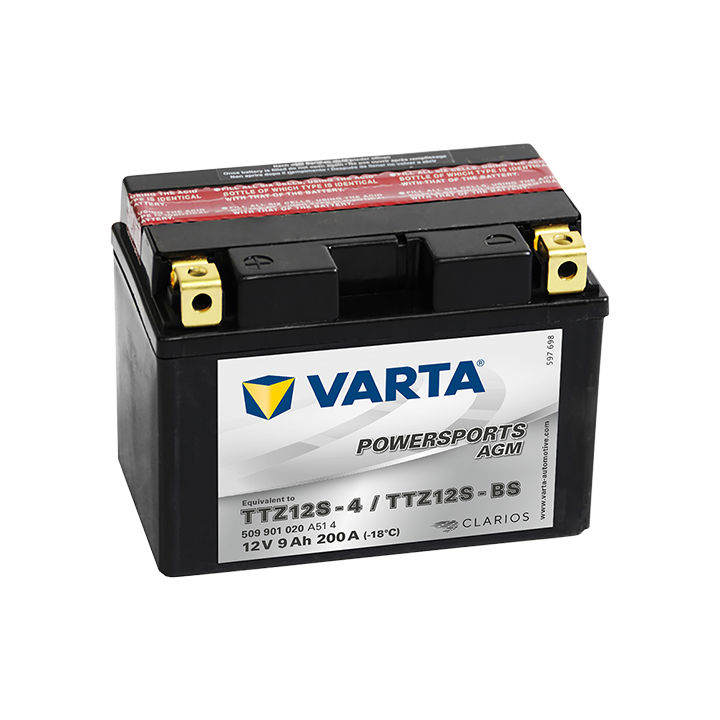 Batería Varta TTZ12S-4,TTZ12S-BS VARTA 509901020 - 1