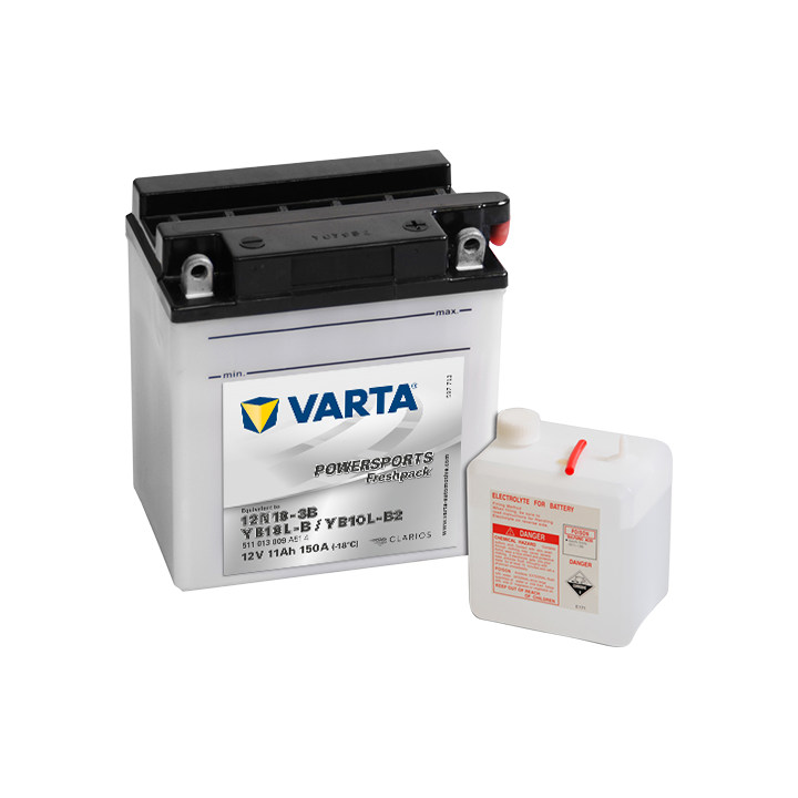Batería Varta 12N10-3B,YB10L-B,YB10L-B2 VARTA 511013009 - 1