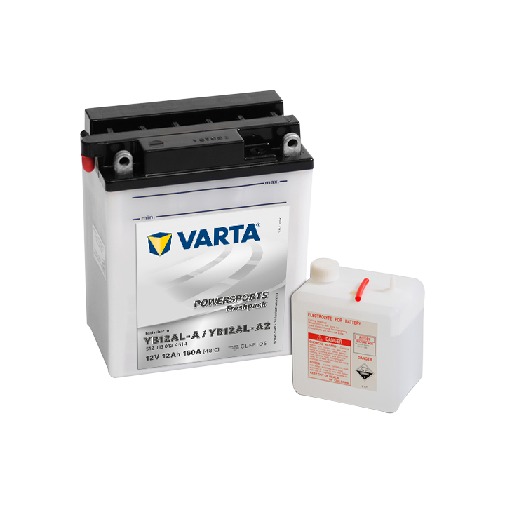 Batería Varta YB12AL-A,YB12AL-A2 VARTA 512013012 - 1