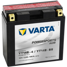 Batería Varta YT14B-4,YT14B-BS VARTA 512903013 - 1