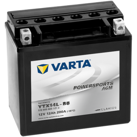 Batterie Varta YTX14L-BS VARTA 512905020
