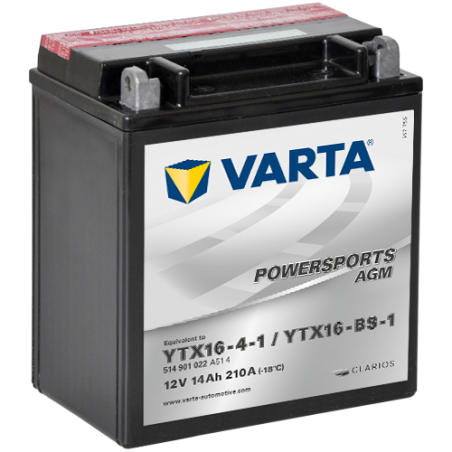Battery Varta YTX16-4-1,YTX16-BS-1 VARTA 514901022