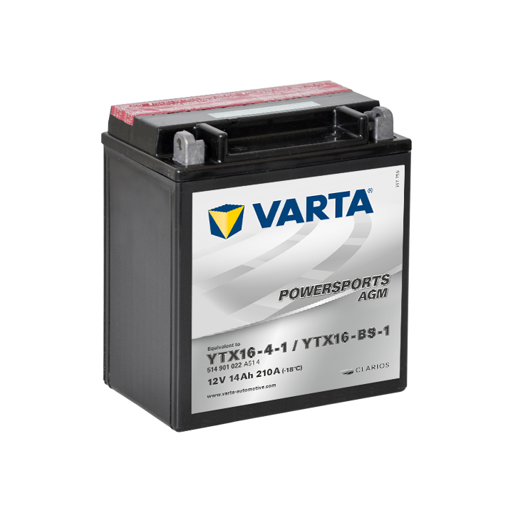 Batería Varta YTX16-4-1,YTX16-BS-1 VARTA 514901022 - 1