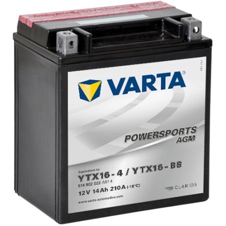Batterie Varta YTX16-4,YTX16-BS VARTA 514902022