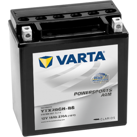 Batería Varta YTX20CH-BS VARTA 518908027 ▷telebaterias.com