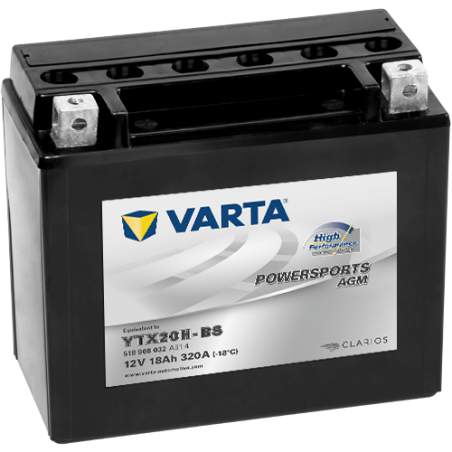 Batería Varta YTX20H-BS VARTA 518908032 ▷telebaterias.com