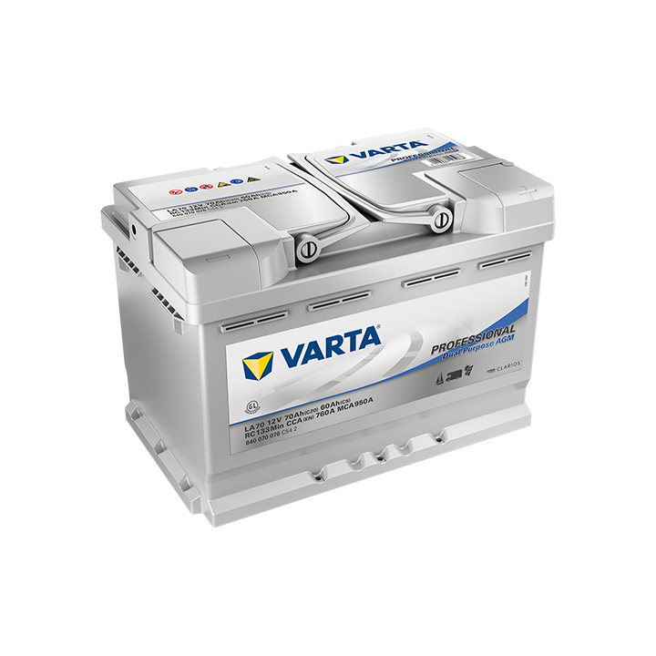 Batería Varta LA70 - 1