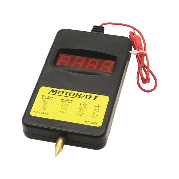 Comprobador de batería Motobatt MOTOBATT MB-AVM - 3
