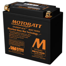 Batería Motobatt YTX14BS,YTX14LBS,YTX14HBS-GYZ16H MOTOBATT MBYZ16H - 1