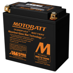 Batería Motobatt YTX14BS,YTX14LBS,YTX14HBS-GYZ16H MOTOBATT MBYZ16H MOTOBATT - 1