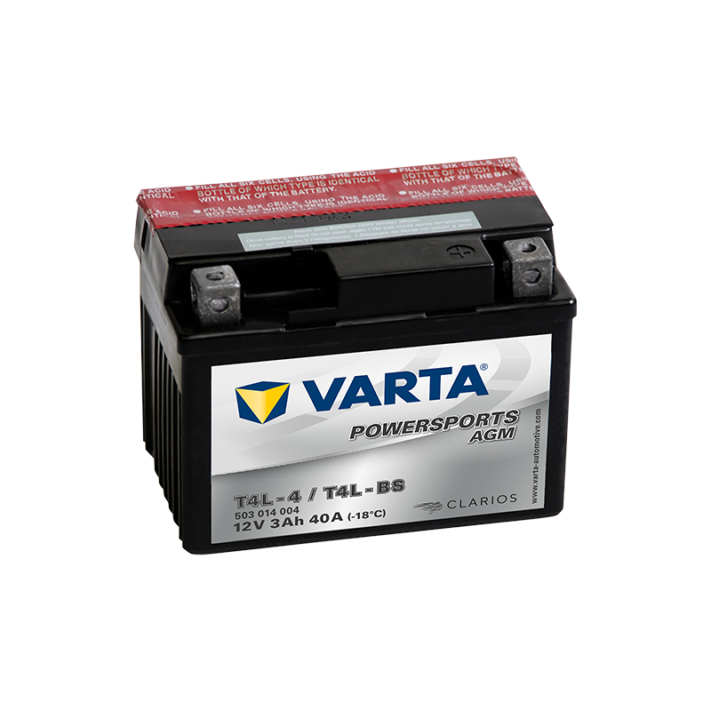 Bateria Varta YT4L-4,YT4L-BS VARTA 503014003 ▷telebaterias.com