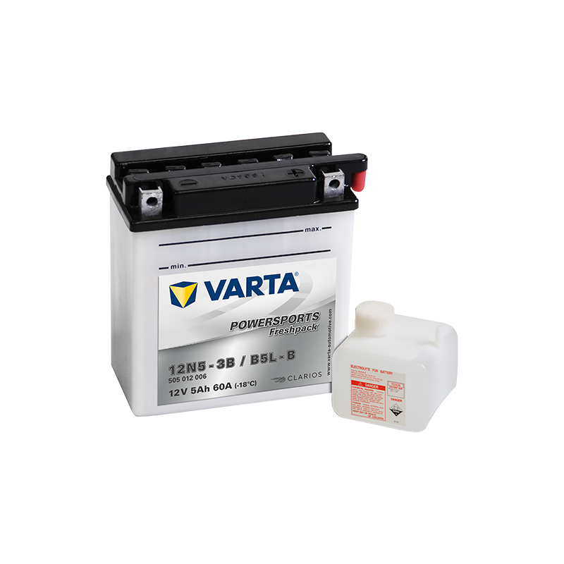 Batería Varta 12N5-3B.YB5L-B VARTA 505012003 - 3