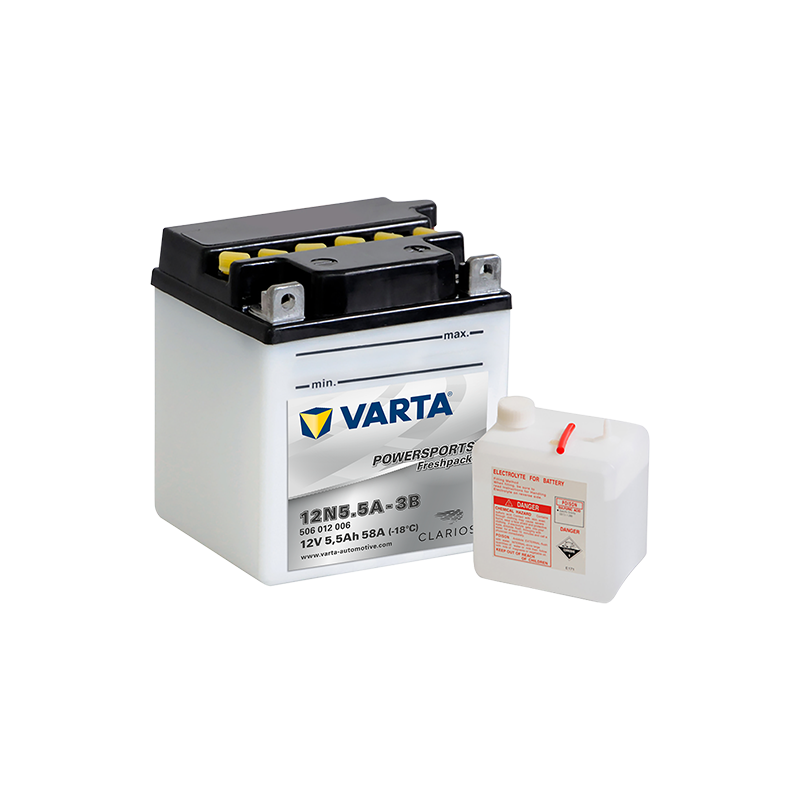 Batterie Varta 12N5.5A-3B VARTA 506012004 ▷telebaterias.com