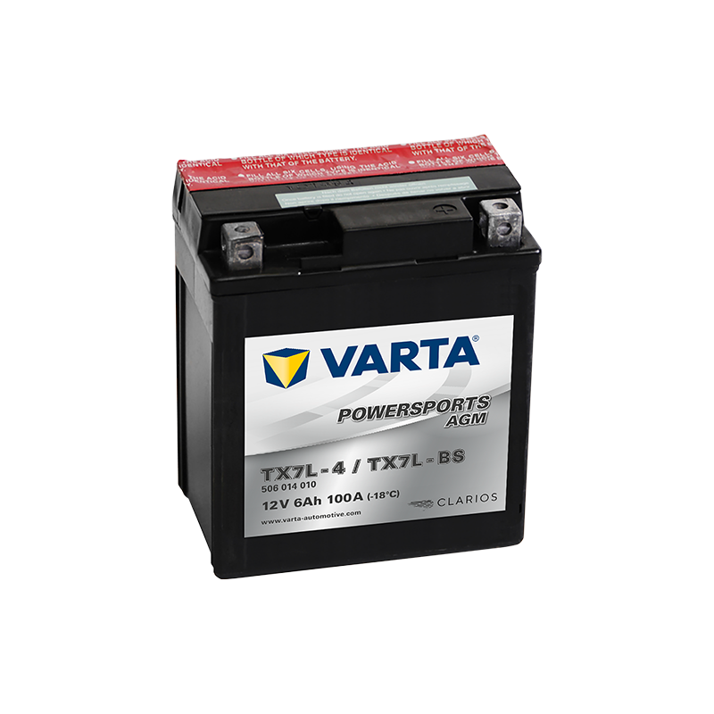 Battery Varta YTX7L-4,YTX7L-BS VARTA 506014005 ▷telebaterias.com
