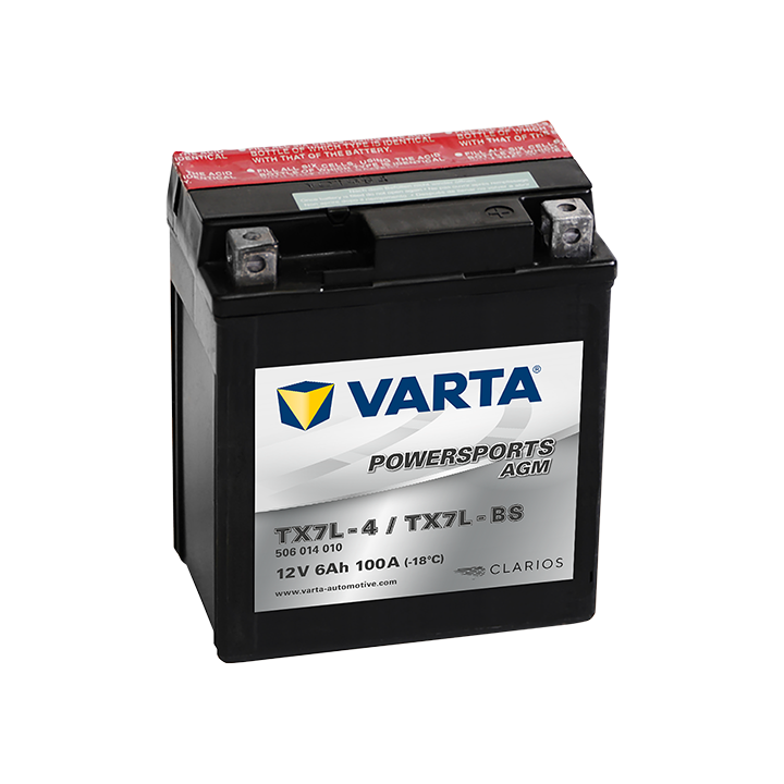 Batería Varta YTX7L-4,YTX7L-BS VARTA 506014005 - 3