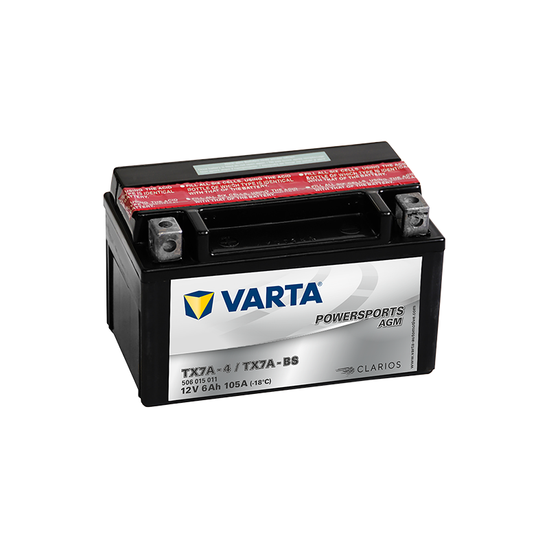 Batterie Varta YTX7A-4,YTX7A-BS VARTA 506015005 ▷telebaterias.com