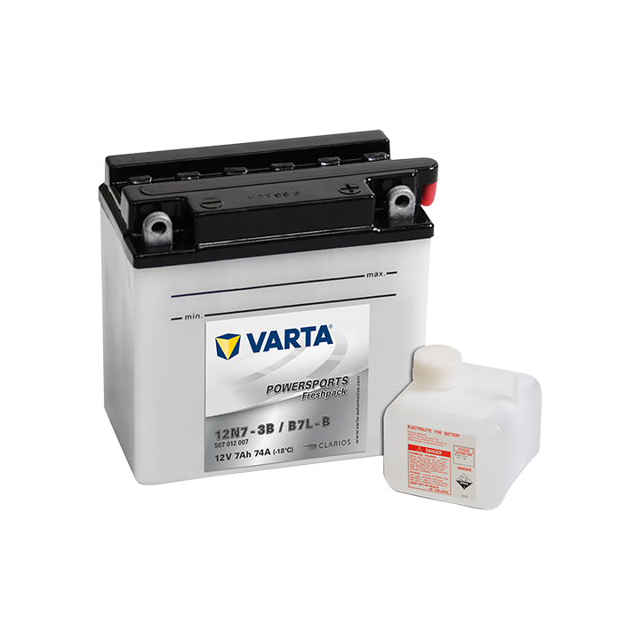 Batería Varta 12N7-3B,YB7L-B VARTA 507012004 - 3