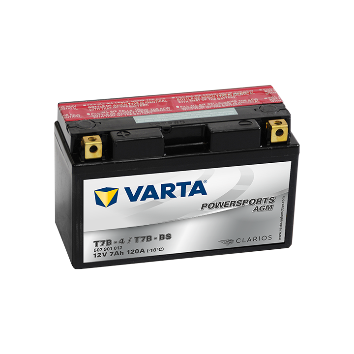 Batería Varta YT7B-4,YT7B-BS VARTA 507901012 - 3