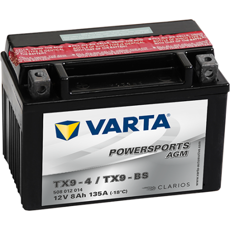 Bateria Varta YTX9-4,YTX9-BS VARTA 508012008 ▷telebaterias.com
