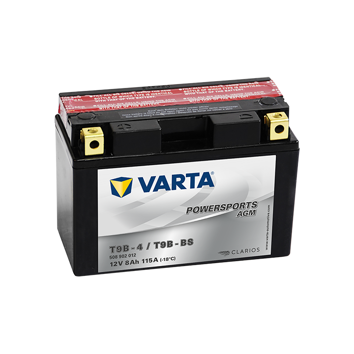 Batería Varta YT9B-4,YT9B-BS VARTA 509902008 - 3