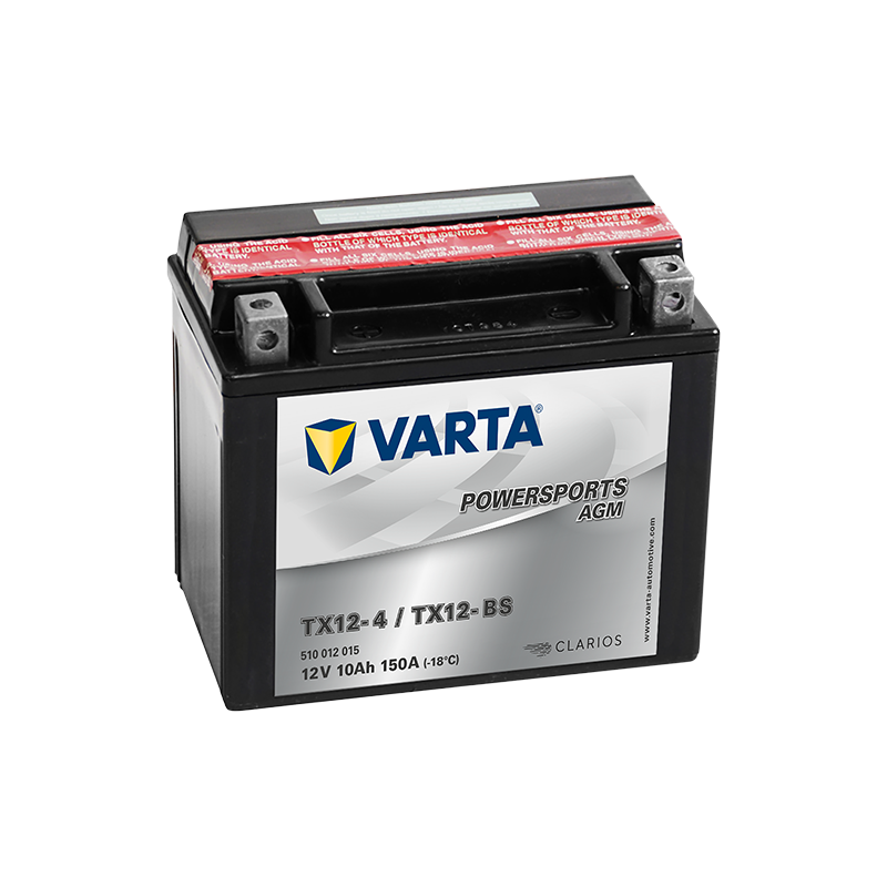 Batterie Varta YTX12-4,YTX12-BS VARTA 510012009 ▷telebaterias.com