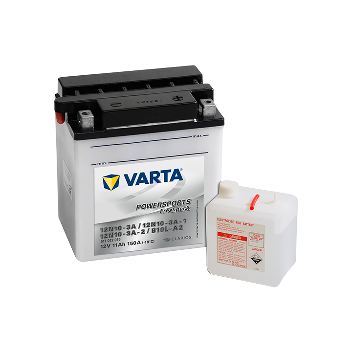 Batería Varta 12N10-3A,12N10-3A-1,12N10-3A-2,YB10L-A2 VARTA 511012009 - 3