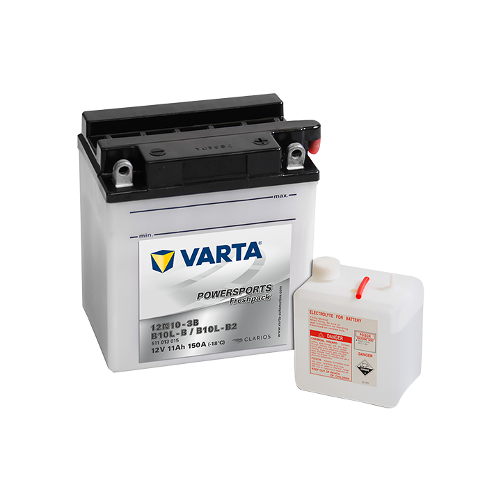 Batería Varta 12N10-3B,YB10L-B,YB10L-B2 VARTA 511013009 - 3