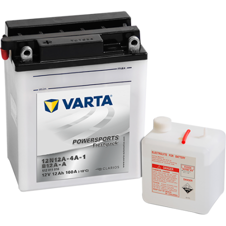 Batería Varta 12N12A-4A-1,YB12A-A VARTA 512011012 ▷telebaterias.com