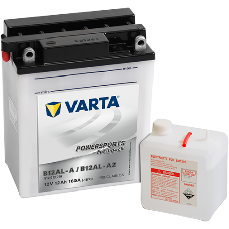 Battery Varta YB12AL-A,YB12AL-A2 VARTA 512013012 ▷telebaterias.com